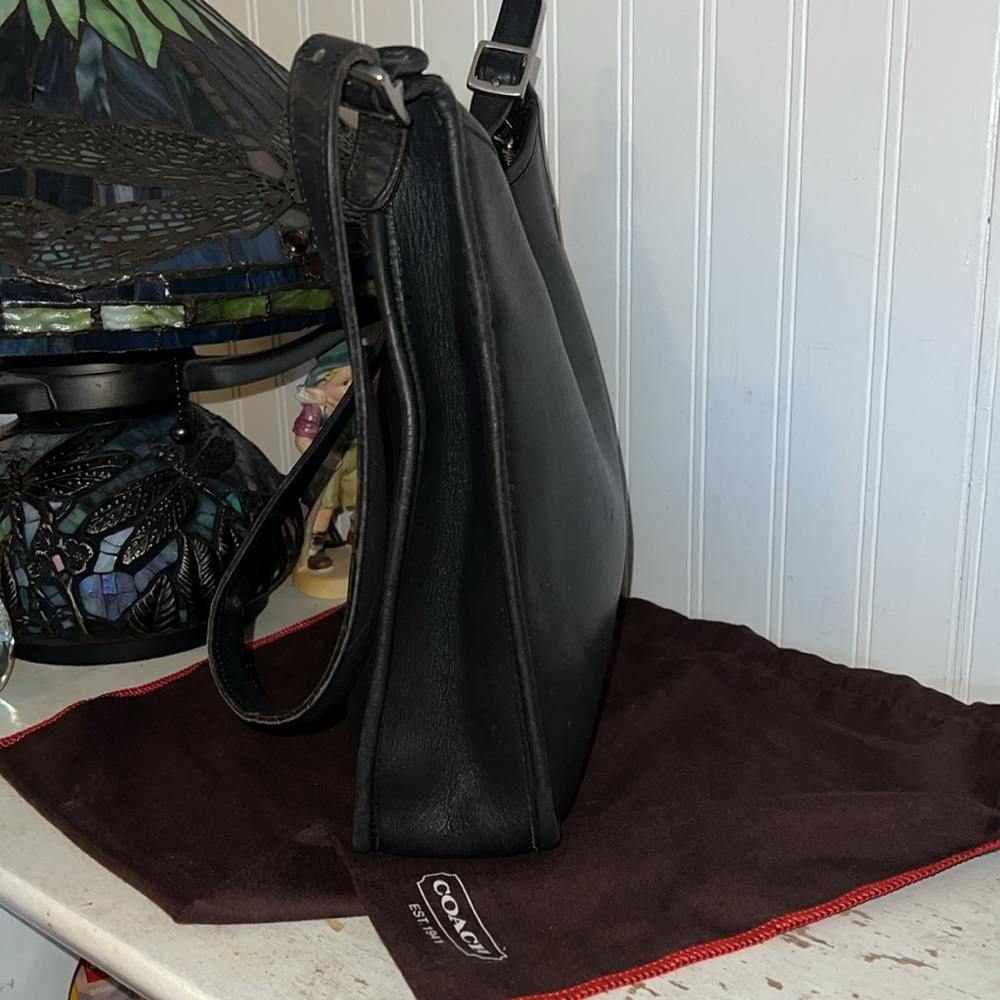 Vintage Coach 9073 leather purse Andrea bucket dust bag - Picture 4 of 9